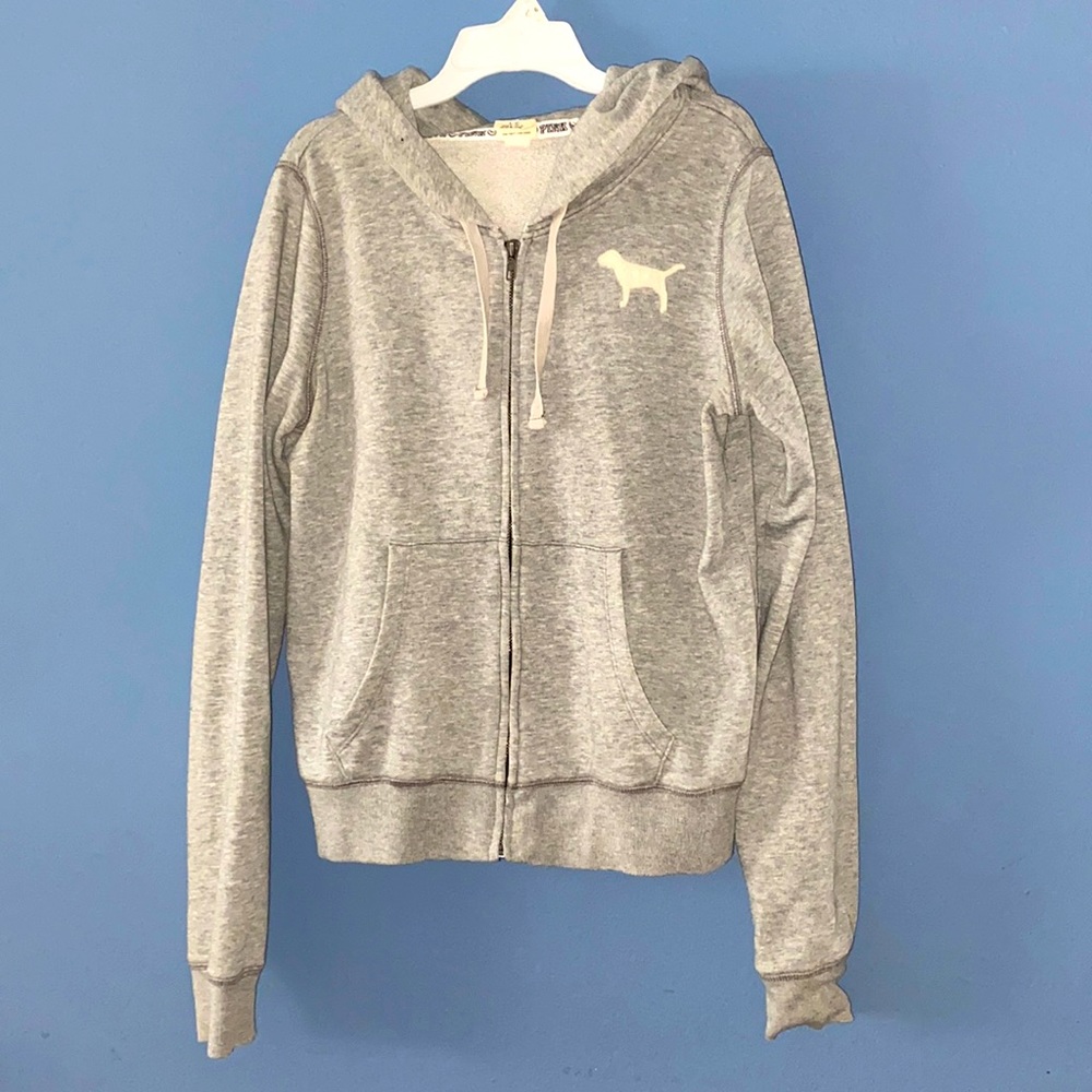 Vintage Victoria Secret PINK Zip Up Sweater